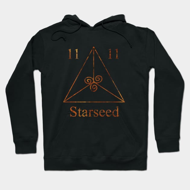 Ascension Starseed Symbol Hoodie by Bluepress